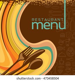 Restaurant Menu Card Design Template Creative Stock Vector (royalty 