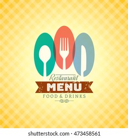Restaurant menu card design template, Creative vector.