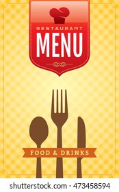 Restaurant menu card design template, Creative vector.