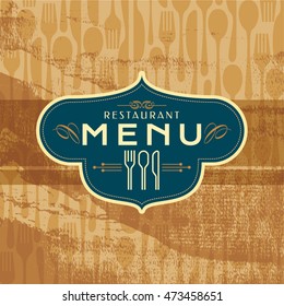 Restaurant menu card design template, Creative vector.