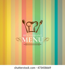 Restaurant menu card design template, Creative vector.