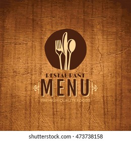 Restaurant menu card design template, Creative vector.

