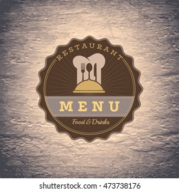 Restaurant menu card design template, Creative vector.
