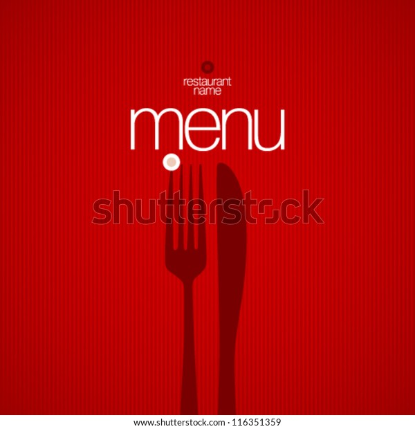 Restaurant Menu Card Design 템플릿. 스톡 벡터(로열티 프리) 116351359