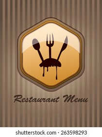 Restaurant Menu Card Design Vector Illustration. 