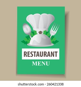 Restaurant menu card template