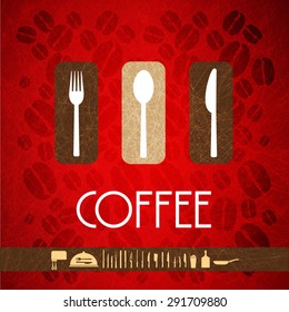 Restaurant Menu Coffee Set Icon