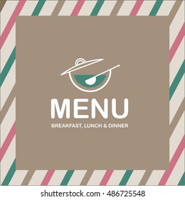 Restaurant menu cover