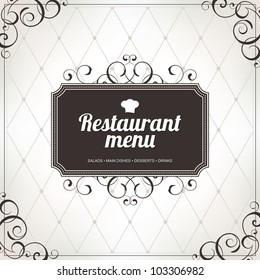 Restaurant menu design