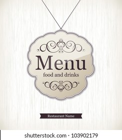Restaurant menu design