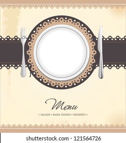 Restaurant menu design