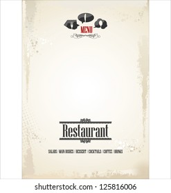 Restaurant menu design