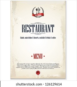 Restaurant menu design