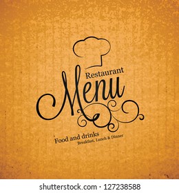 Restaurant menu design