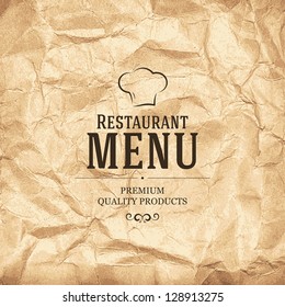 Restaurant menu design