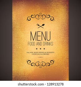 Restaurant menu design