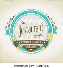 Restaurant menu design