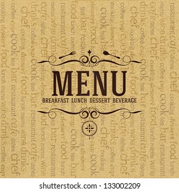 Diseño de menús del restaurante