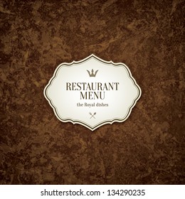 Restaurant menu design