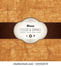 Restaurant menu design