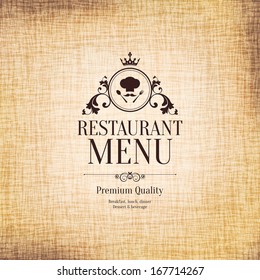 Diseño del menú del restaurante