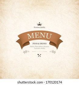 Restaurant menu design