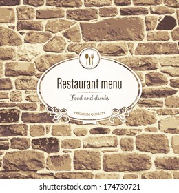 Restaurant menu design