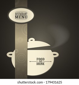 Restaurant menu design. 