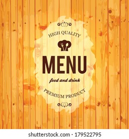 Restaurant menu design