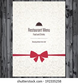 Restaurant menu design