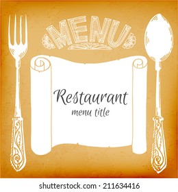 Restaurant menu design