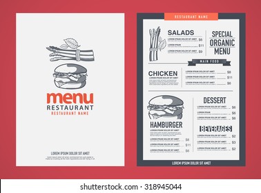 restaurant menu design
