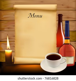 Restaurant menu design.