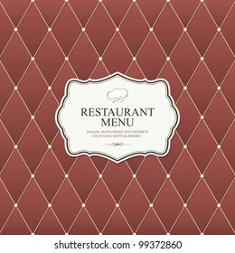 Restaurant menu design