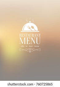 Restaurant Menu Design, Blurred