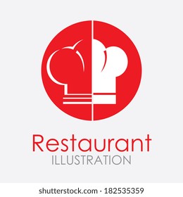 Restaurant menu design over gray background,vector illustration