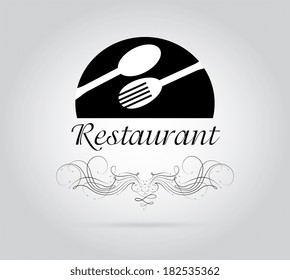 Restaurant menu design over gray background,vector illustration