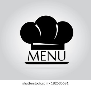 Restaurant menu design over gray background,vector illustration
