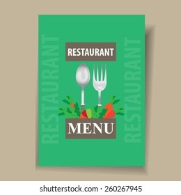 Restaurant menu design template