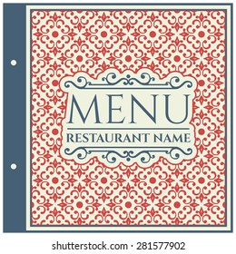 Restaurant menu design template - vector