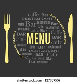 Restaurant menu design text 3