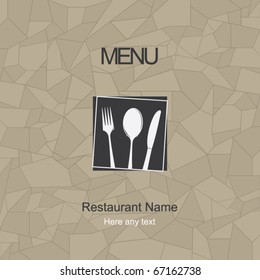 Restaurant menu design. Vector