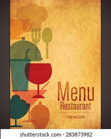 restaurant menu cover page