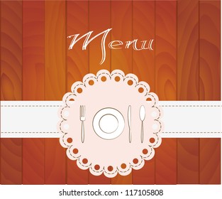 Restaurant menu design/ Vector illustration