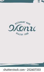 Restaurant menu design. Vector illustration.