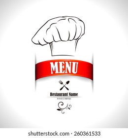 Restaurant menu design. Vector illustration