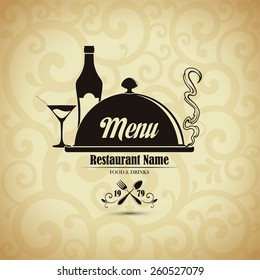 Restaurant menu design. Vector illustration