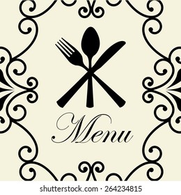 restaurant menu design, vector illustration eps10 graphic 