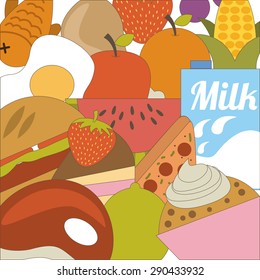 restaurant menu design, vector illustration eps10 graphic 