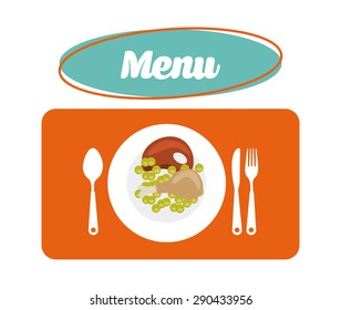 restaurant menu design, vector illustration eps10 graphic 